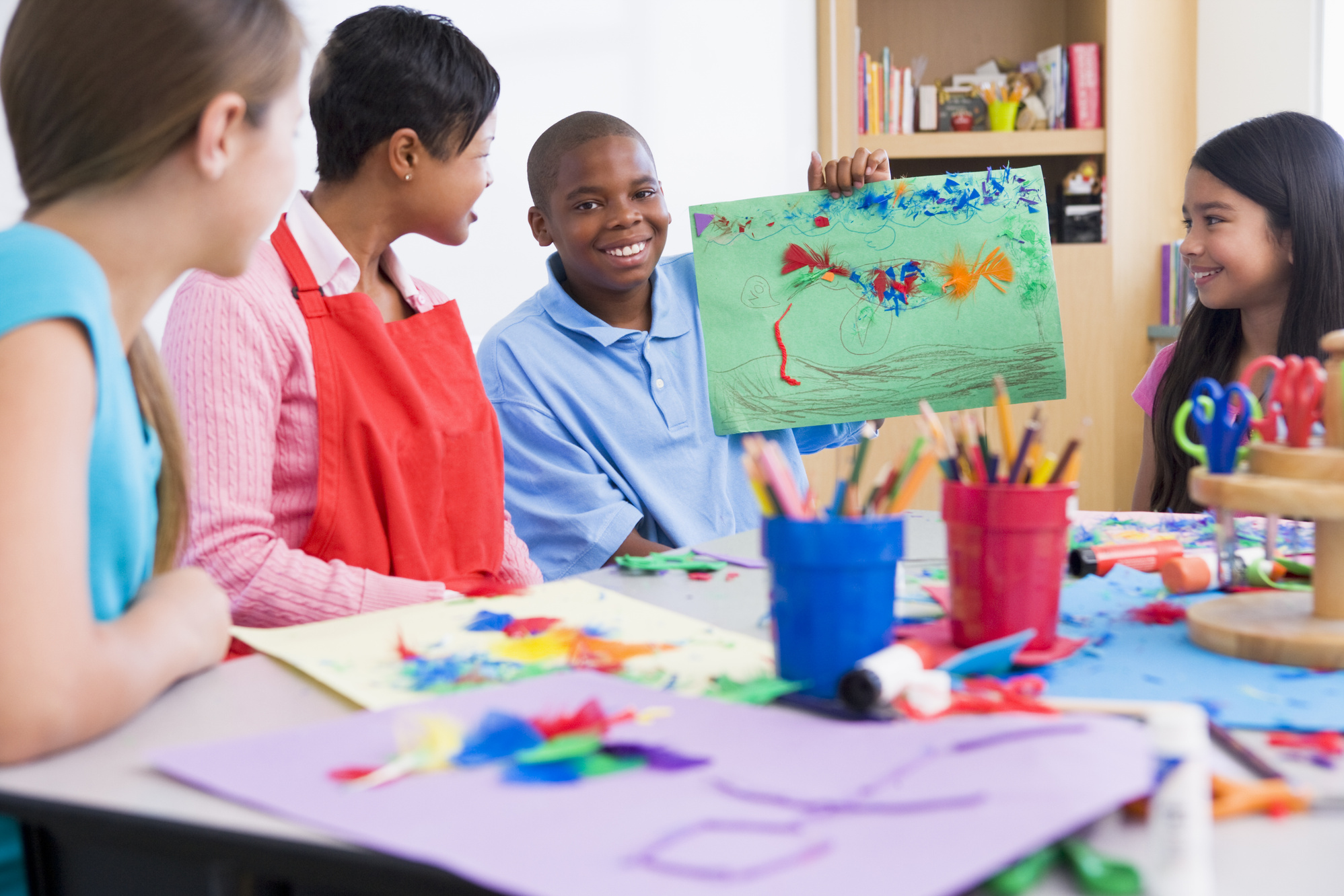 Elementary School Art Class